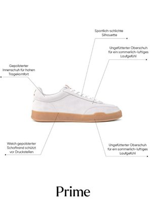 Low Top Sneaker Prime aus Glattleder