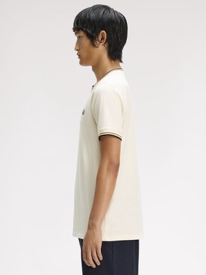 Softes T-Shirt mit Logo-Stickerei und Kontrastbündchen