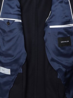 Elastisches Sakko aus einem Schuwollmix mit fallendem Reverskragen