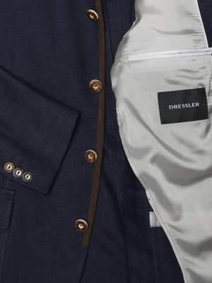 Trachtenjanker Samson mit Ellenbogenpatches und Hornknöpfen, Modern FIt