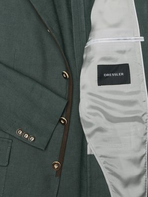Trachtenjanker Samson mit Ellenbogenpatches und Hornknöpfen, Modern FIt