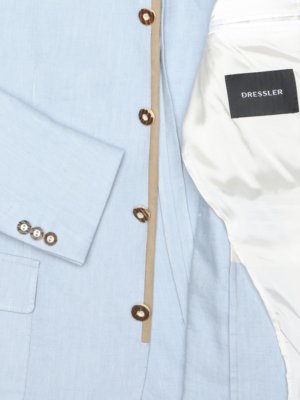 Trachtenjanker Samson mit Ellenbogenpatches und Hornknöpfen, Modern FIt