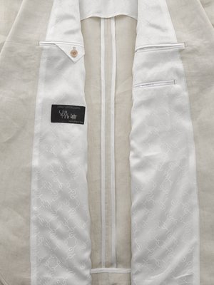 Teilgefüttertes Leinensakko, Modern Fit