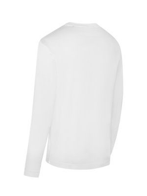 Longsleeve aus Pima-Baumwolle mit Rundhalsausschnitt