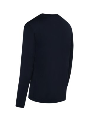 Longsleeve aus Pima-Baumwolle mit Rundhalsausschnitt