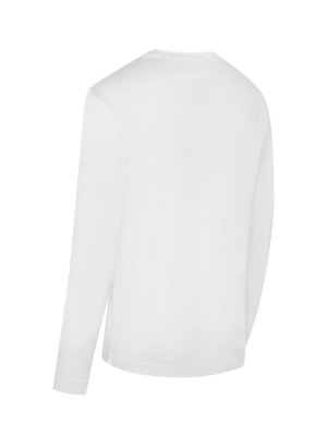 Longsleeve aus Pima-Baumwolle mit O-Neck