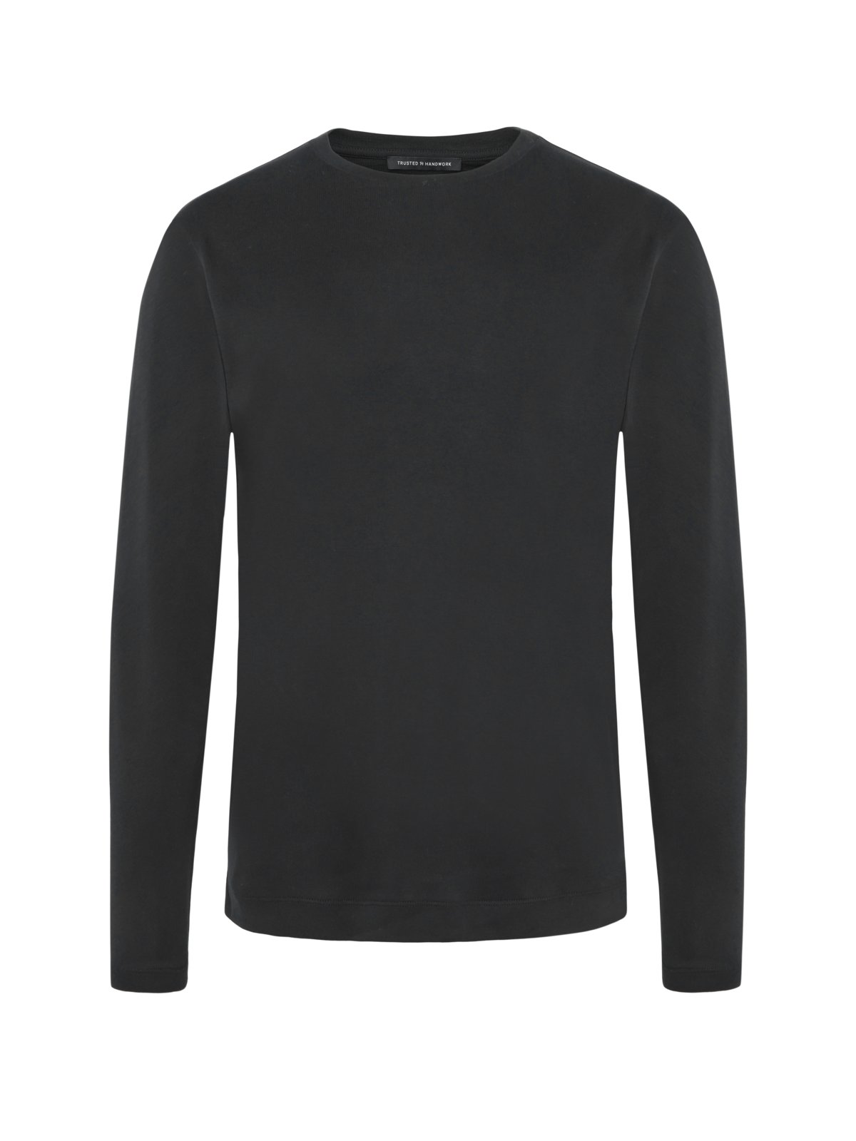 Trusted Handwork Longsleeve aus Pima-Baumwolle mit O-Neck in M