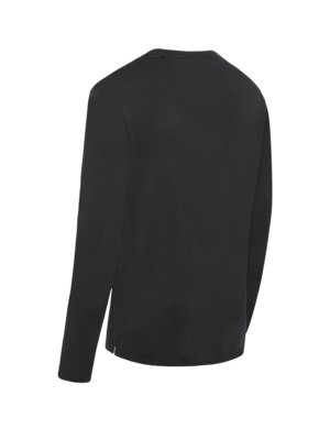 Longsleeve aus Pima-Baumwolle mit O-Neck