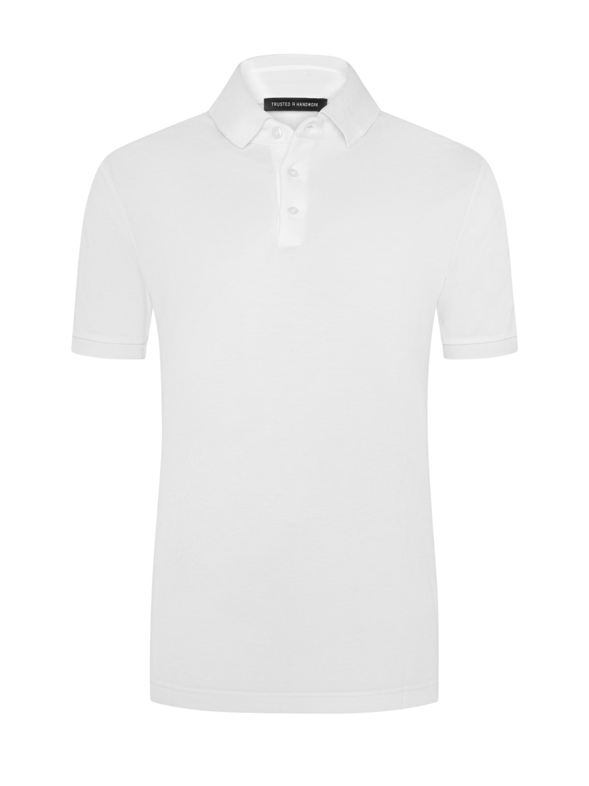 Trusted Handwork Glattes Poloshirt aus Pima-Baumwolle in XL