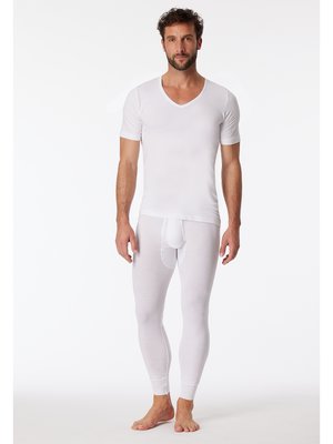 Lange Unterhose in Feinripp-Qualität mit Eingriff