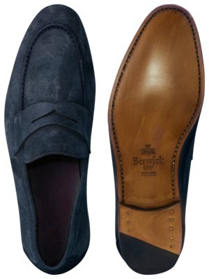 Penny Loafer aus Veloursleder