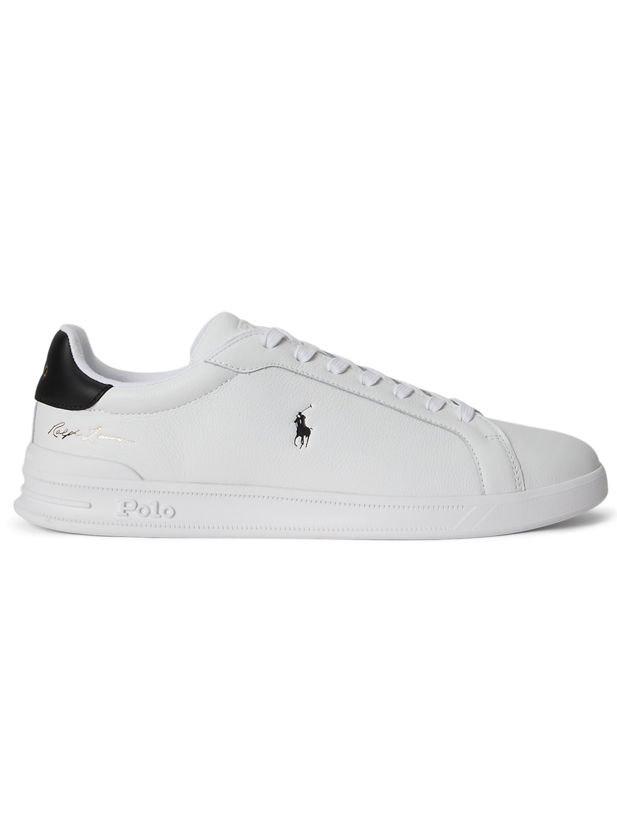 Polo Ralph Lauren Sneaker aus Glattleder mit Poloreiter-Stickerei in 12