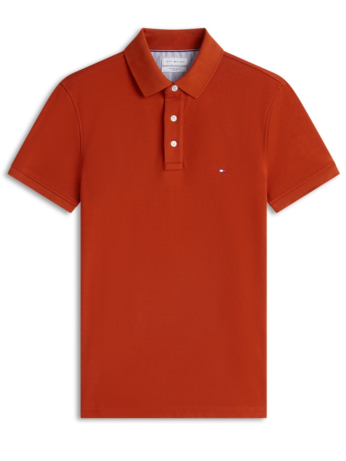 Tommy Hilfiger Slim Fit Poloshirt 1985 mit Stretch und Flag-Stickerei, Slim Fit in L