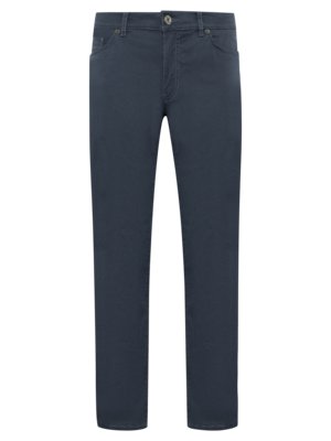 5-Pocket Hose Cadiz mit Stretch und feinem Muster, Straight Fit