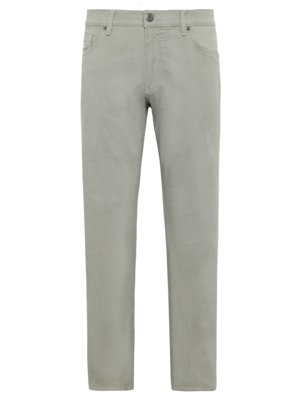 5-Pocket Hose Cadiz mit Stretch und feinem Muster, Straight Fit