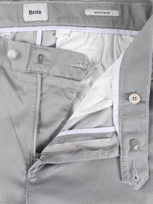 Stretch-Chino Everest mit dezenter Struktur, Regular