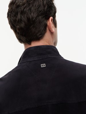 Blouson aus Ziegenveloursleder mit Stehkragen