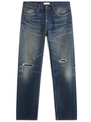 Distressed Jeans Dover in Washed-Optik, Regular Straight Fit