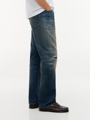 Distressed Jeans Dover in Washed-Optik, Regular Straight Fit