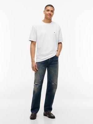 Distressed Jeans Dover in Washed-Optik, Regular Straight Fit