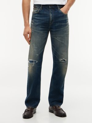 Distressed Jeans Dover in Washed-Optik, Regular Straight Fit