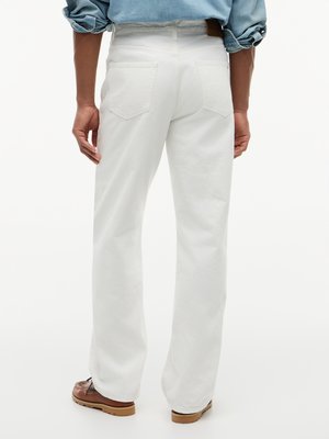 Raw Jeans River aus reiner Baumwolle, Relaxed Straight Fit
