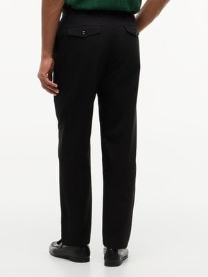 Chino Harlem aus einem Baumwoll-Mix mit Bundfalte, Regular Fit