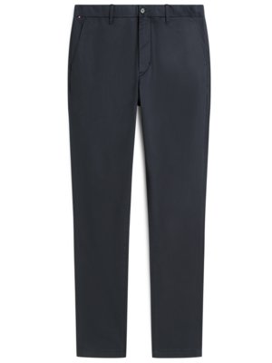 Chino Bleecker mit feinem Muster und Stretchanteil, Slim Fit