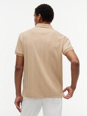 Strick-Poloshirt aus einem Baumwoll-Mix mit Stretch, Regular Fit