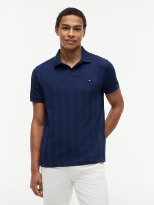 Strick-Poloshirt aus einem Baumwoll-Mix mit Stretch, Regular Fit