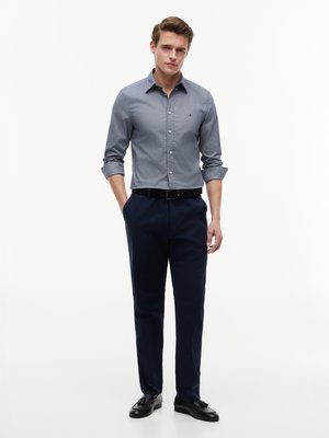 Hemd THFlex mit Print und Logo-Stickerei, Slim Fit