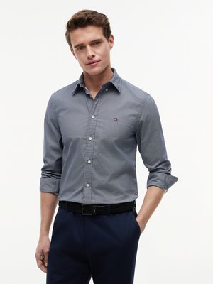 Hemd THFlex mit Print und Logo-Stickerei, Slim Fit