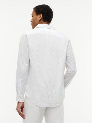 Strukturiertes THFlex Hemd mit feinem Print, Regular Fit