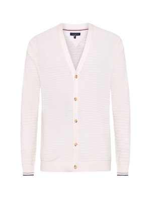 Leichte Strickjacke mit Seide und Lyocell