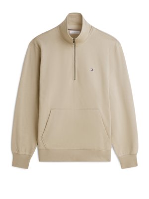 Sweat-Troyer aus Baumwolle mit Logo-Stickerei
