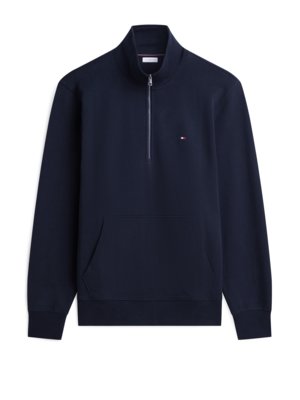 Sweat-Troyer aus Baumwolle mit Logo-Stickerei