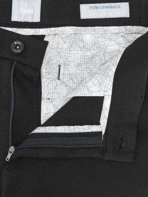 Bermudashorts aus einem strukturierten Jersey-Mix, Modern Fit