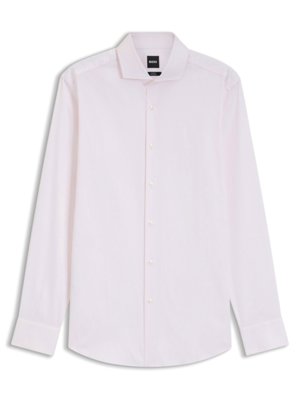 Baumwollhemd mit Stretch und Streifenmuster, Slim Fit