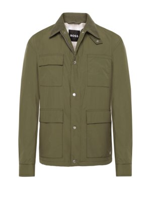 Overshirt in Fiedjacket-Optik mit Utility-Taschen