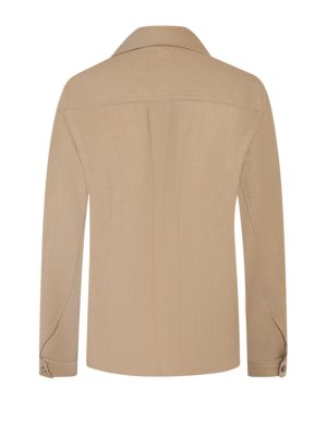 Overshirt aus Schurwolle mit 4-Way-Stretch