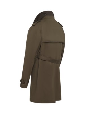 Trenchcoat aus einem Baumwolle-Seidenmix