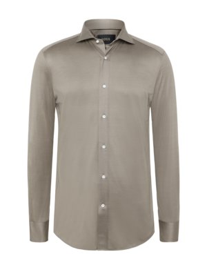 Premium Jersey-Hemd L-HAYS mit Haifischkragen, Slim Fit