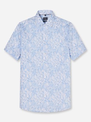 Luxor, Modern Fit, Kurzarmhemd mit floralem Print
