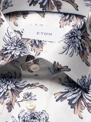 Hemd aus Bio-Baumwolle mit floralem Print, Contemporary Fit