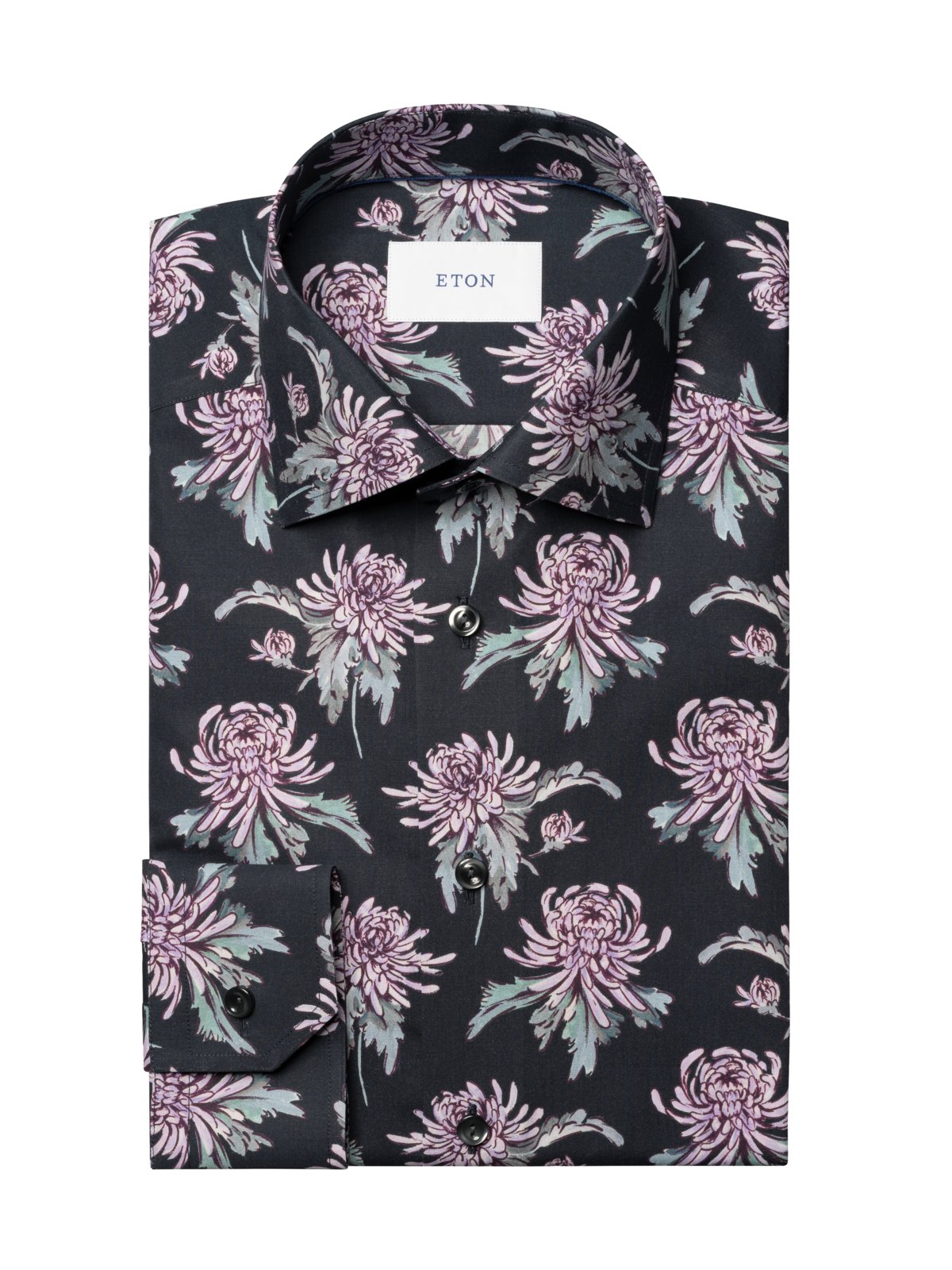 Eton Hemd aus Bio-Baumwolle mit floralem Print, Contemporary Fit in 41