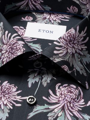 Hemd aus Bio-Baumwolle mit floralem Print, Contemporary Fit