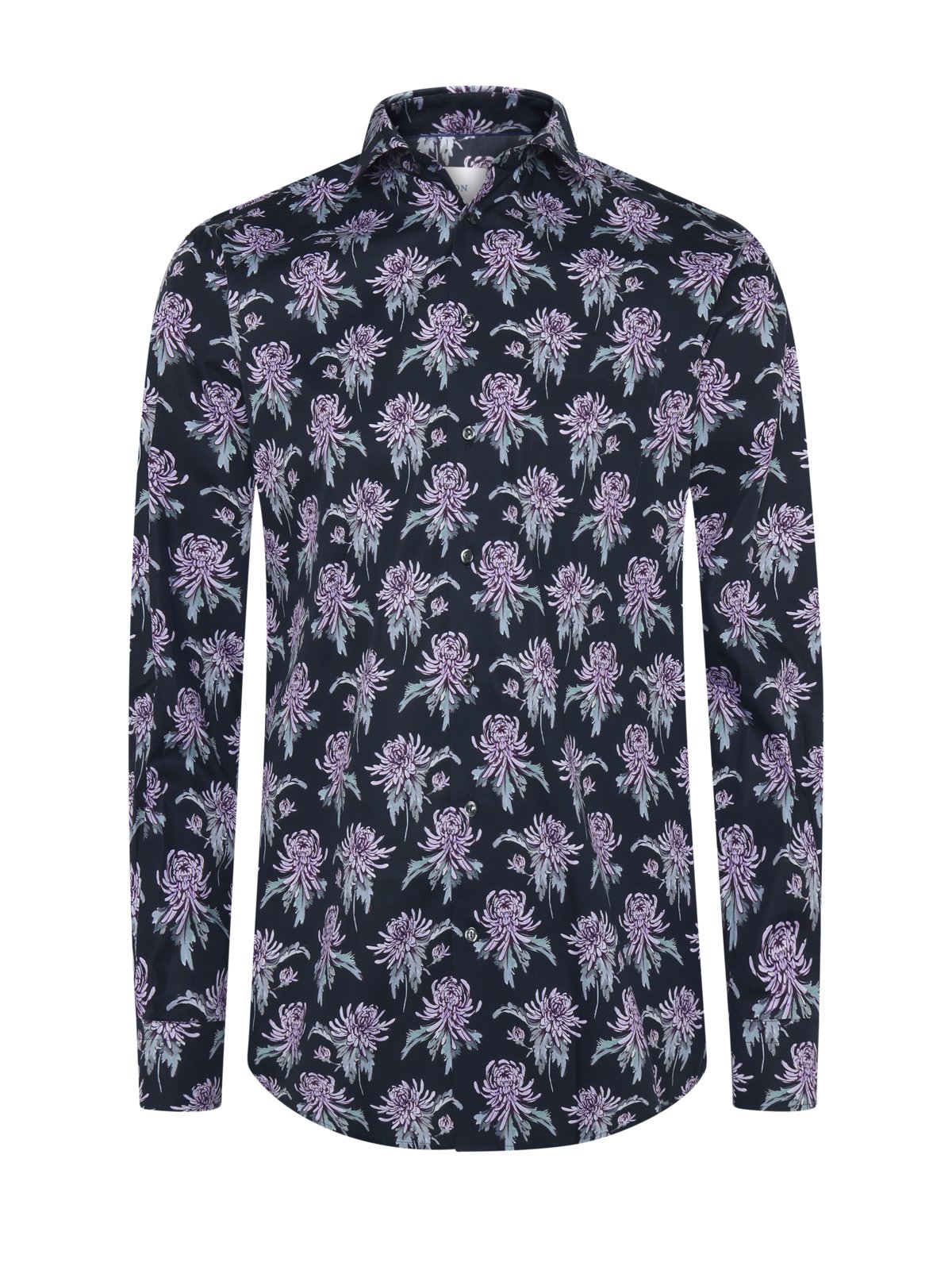 Eton Hemd aus Bio-Baumwolle mit floralem Print, Classic Fit in 45