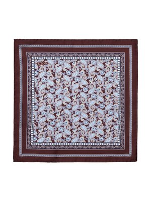 Festliches Einstecktuch aus Seide mit Paisley-Muster
