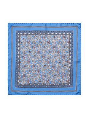 Festliches Einstecktuch aus Seide mit Paisley-Muster 