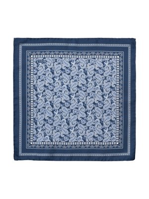 Festliches Einstecktuch aus Seide mit Paisley-Muster 